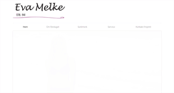 Desktop Screenshot of evamelke.se